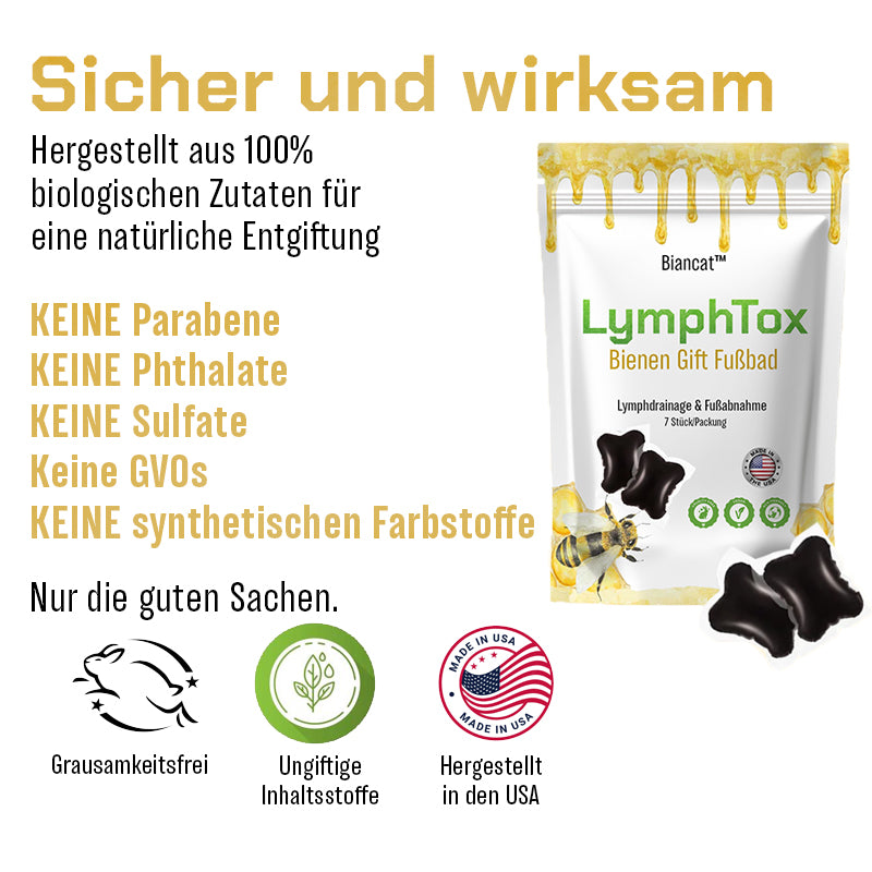 Biancat™ LymphTox Bienen Gift Fußbad 🤗