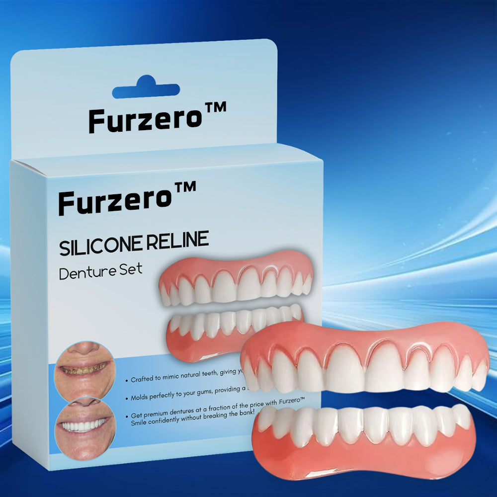 🦷 Furzero™ Silikon-Reline Gebiss-Set 🦷