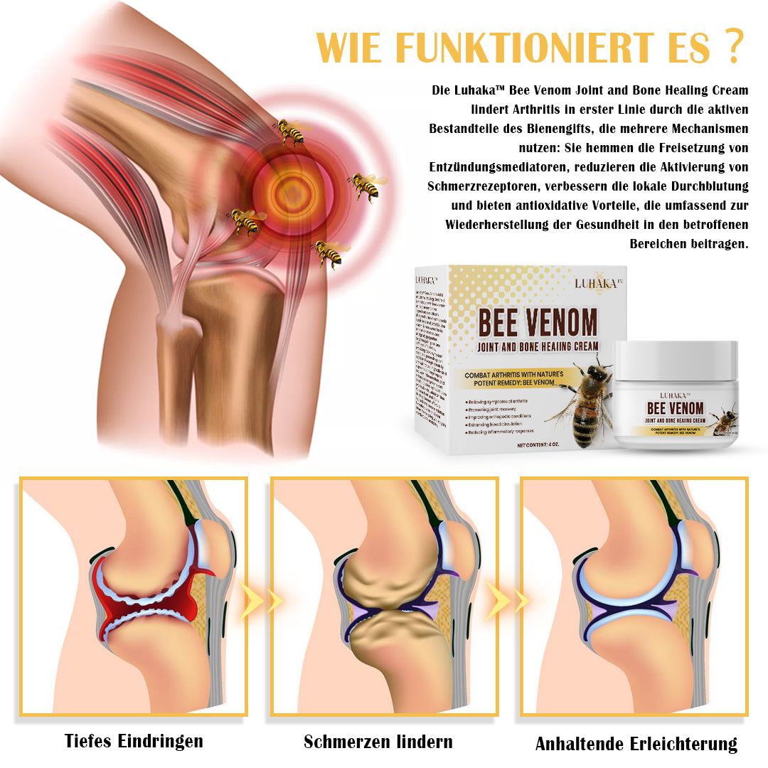 Luhaka™ Bienen-Gift-Gelenk- und Knochenheilcreme HM1