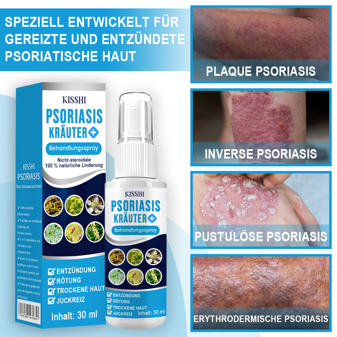 KISSHI™ Psoriasis Kräuter Behandlungsspray