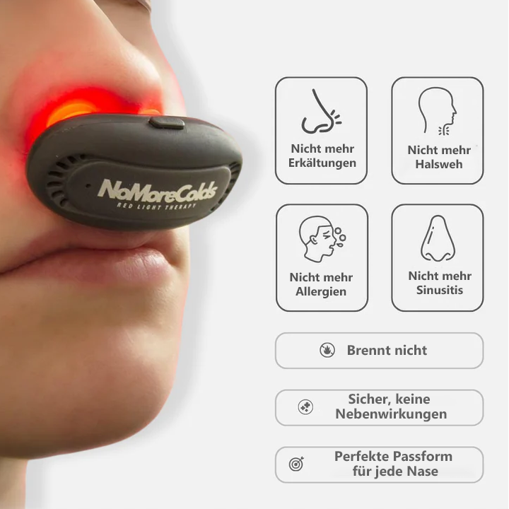 Oveallgo™ INSTANT RespiRelief Rotlicht Nasaltherapiegerät