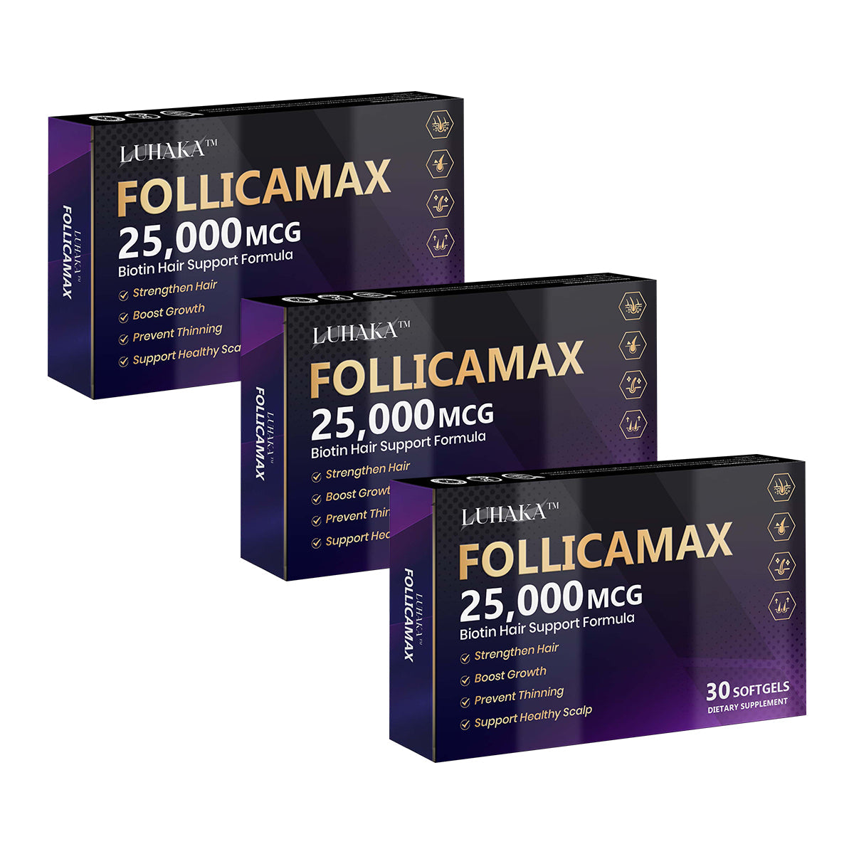 Luhaka™ FollicaMax 25.000 MCG Haarwachstumsunterstützung 🍊1