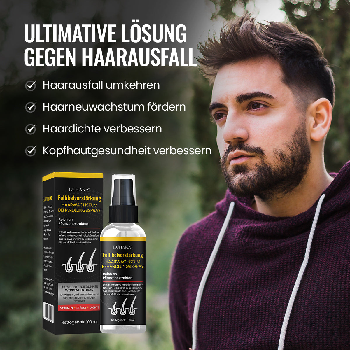 Luhaka™ Follikelverstärkung Haarwachstum Behandlungsspray🔥