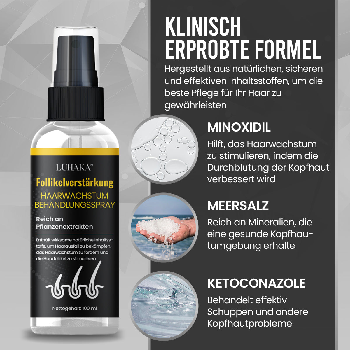 Luhaka™ Follikelverstärkung Haarwachstum Behandlungsspray🔥