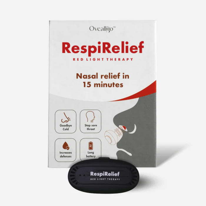 Oveallgo™ INSTANT RespiRelief Rotlicht Nasaltherapiegerät