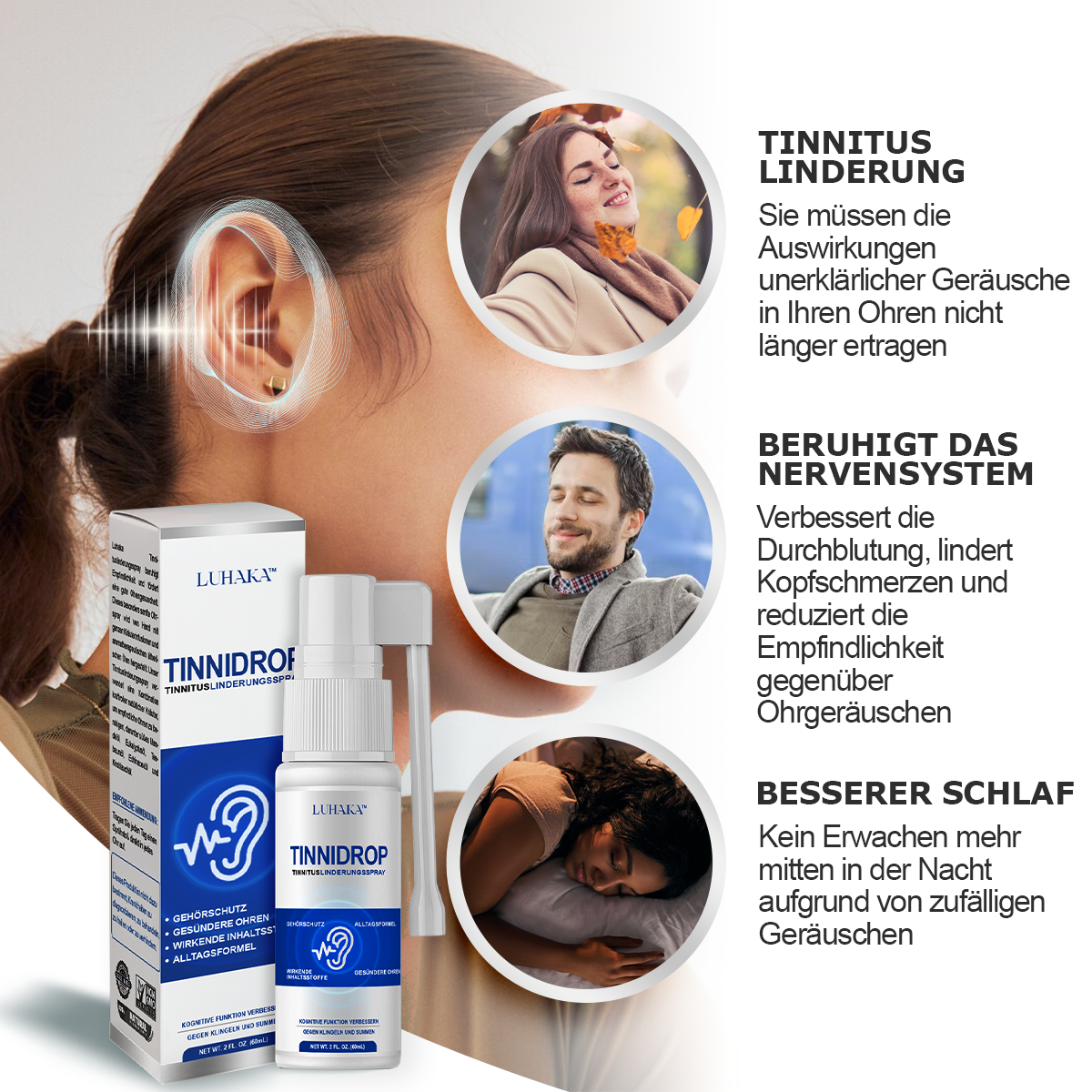 Luhaka™ TinniDrop Tinnitus Linderungsspray